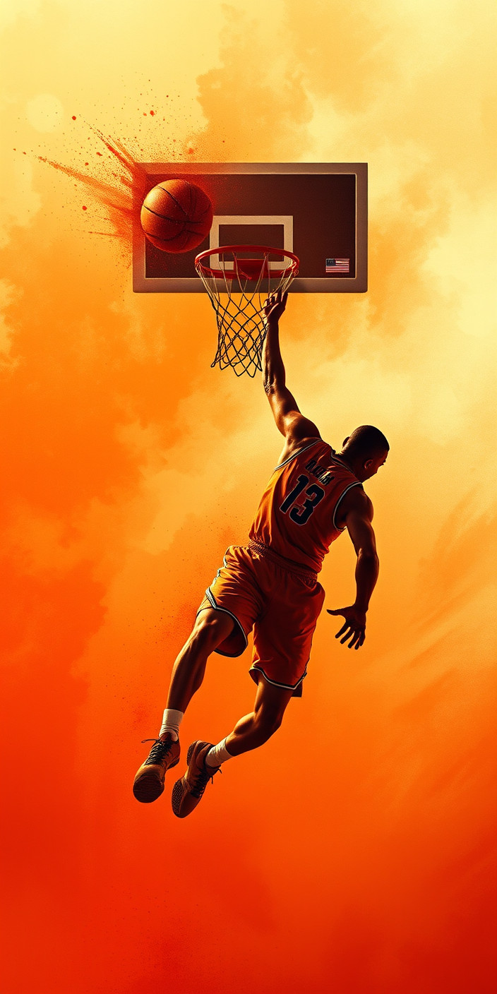 Basketball 9 Phone Wallpaper