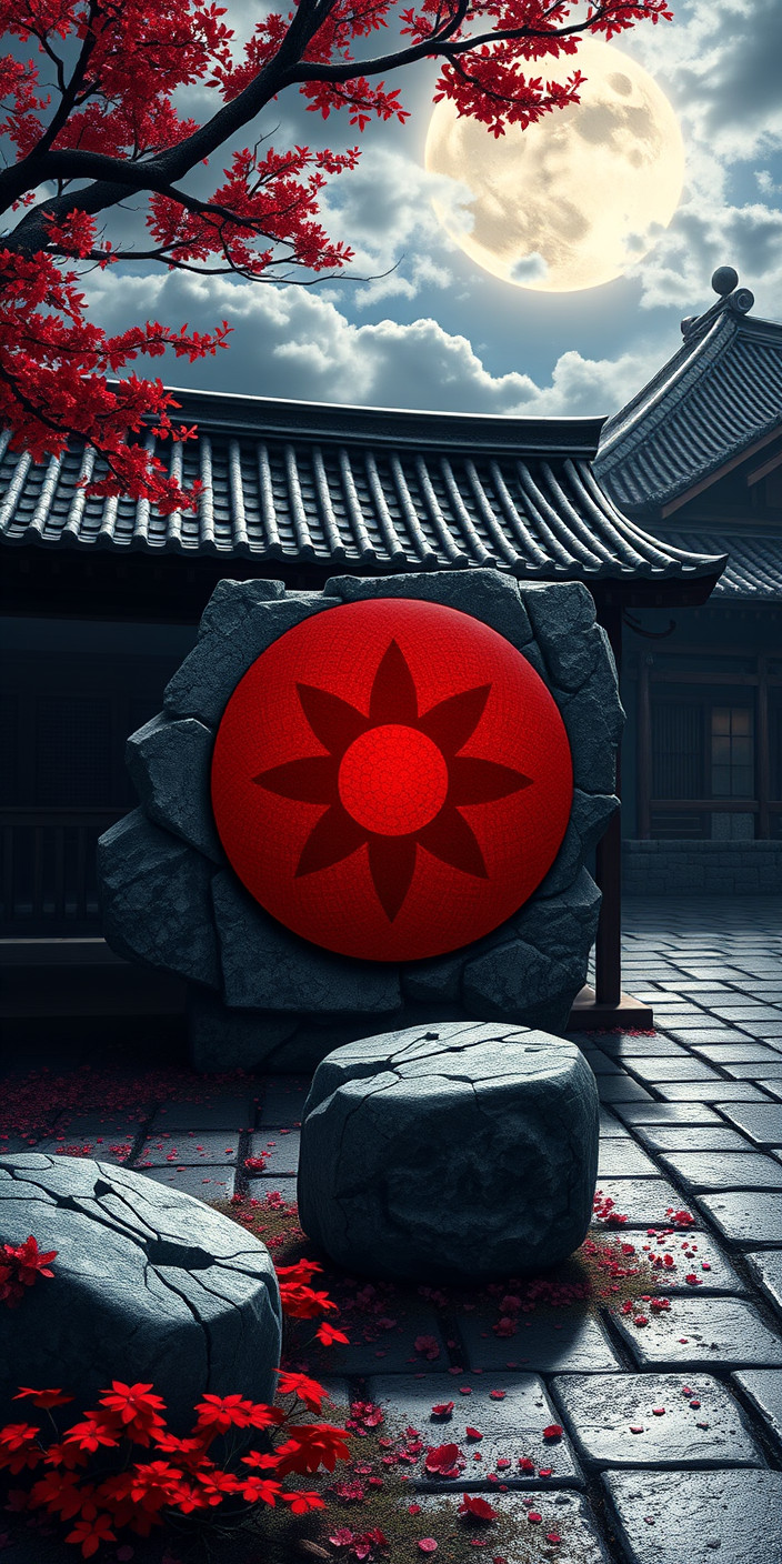 Mangekyou sharingan 9 Phone Wallpaper