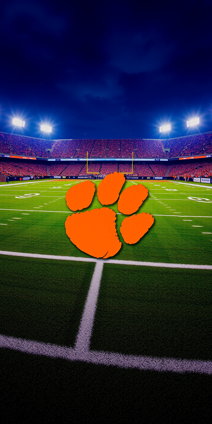 Clemson 11 Phone Wallpaper