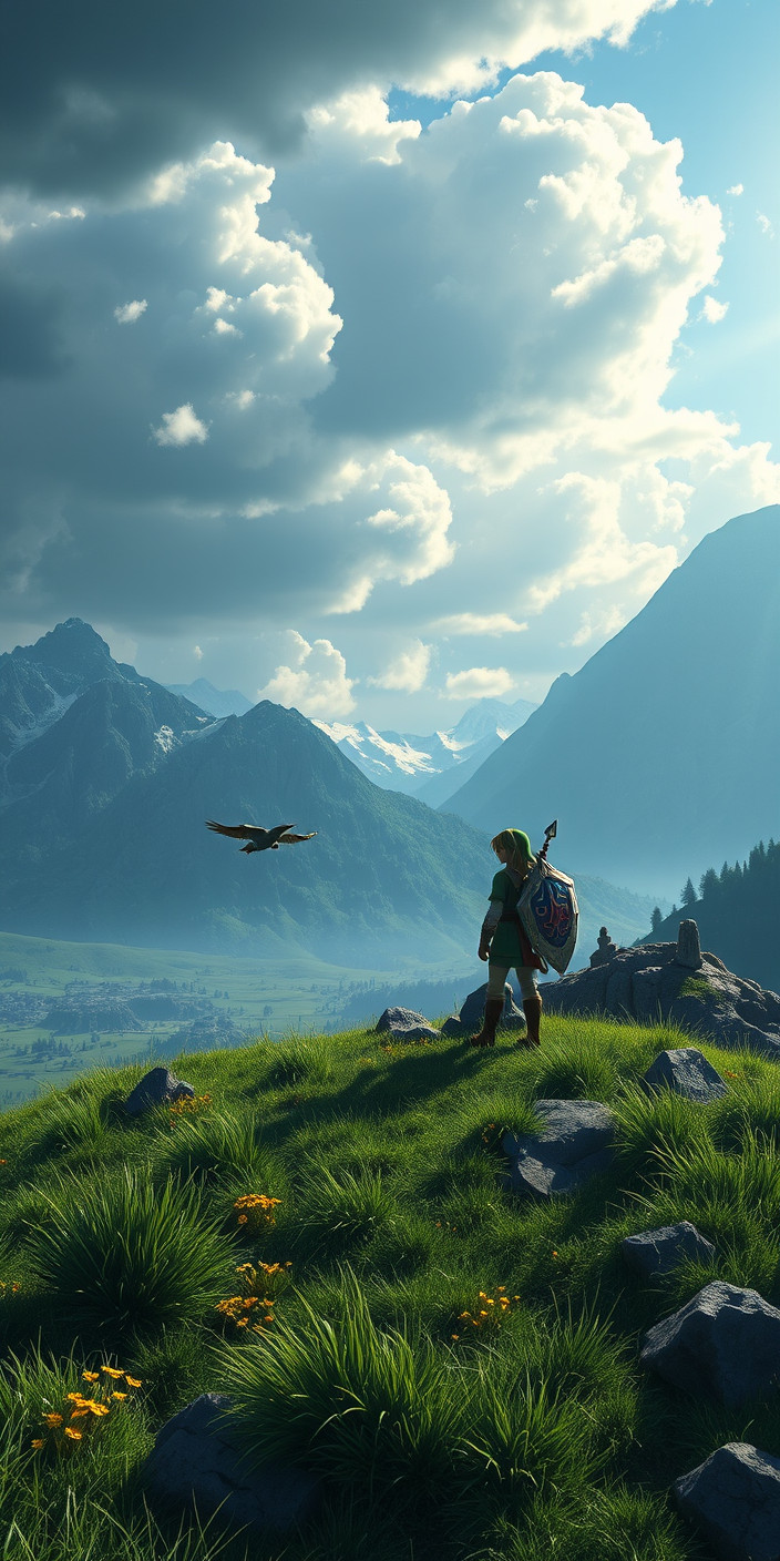 Zelda  4k 3 Phone Wallpaper