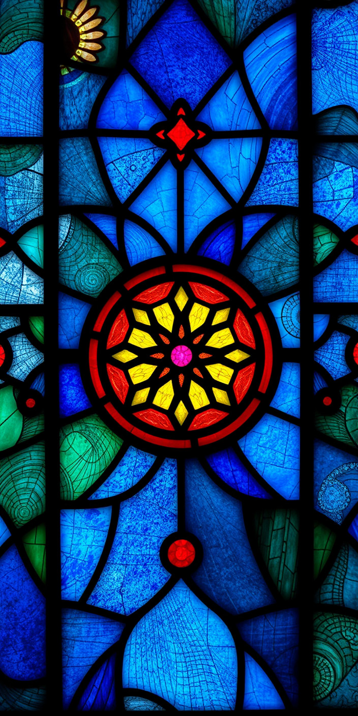 Stained glass 3 Phone Wallpaper