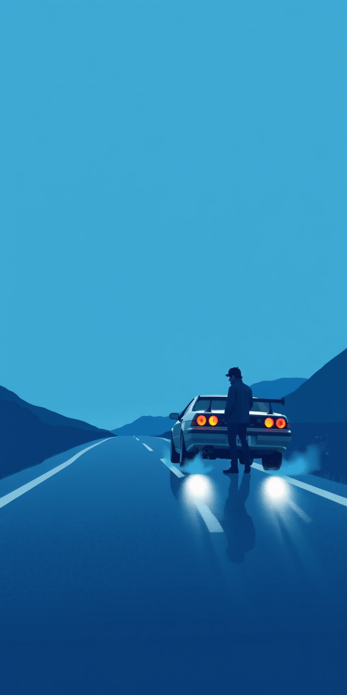Initial d 1 Phone Wallpaper