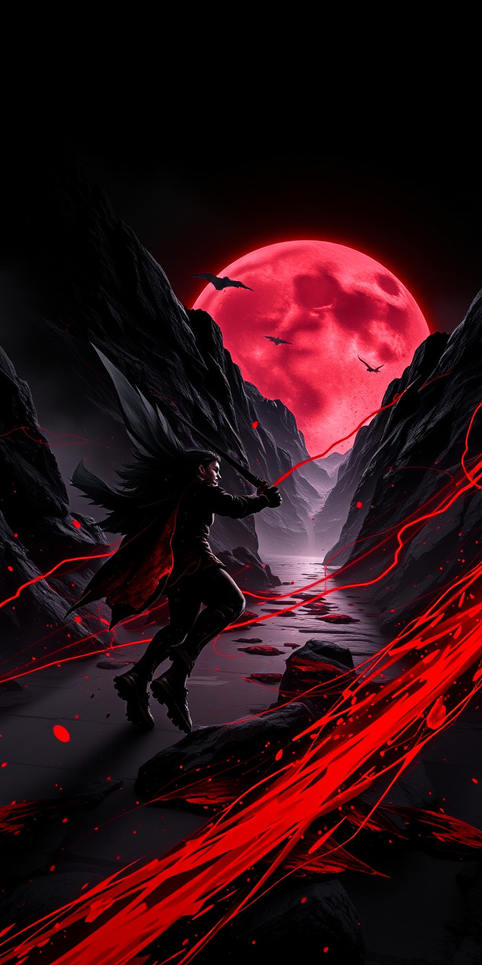 Black and red gaming 8 Phone Wallpaper