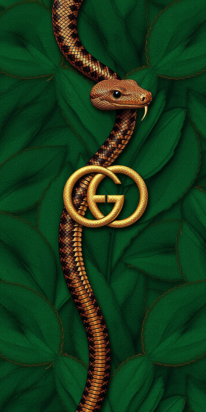 Gucci snake 12 Phone Wallpaper