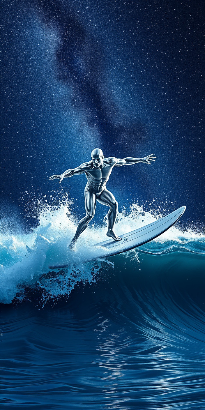 Silver surfer 6 Phone Wallpaper