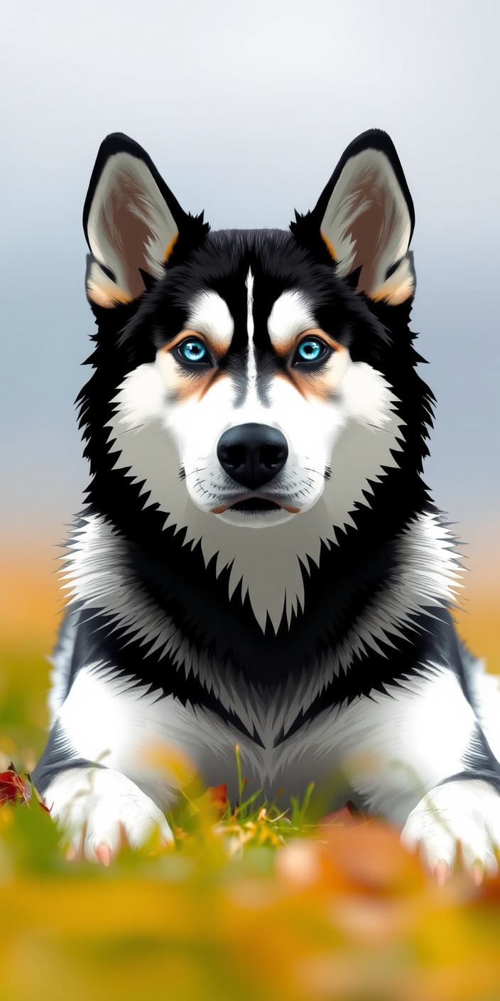 Husky 1 Phone Wallpaper