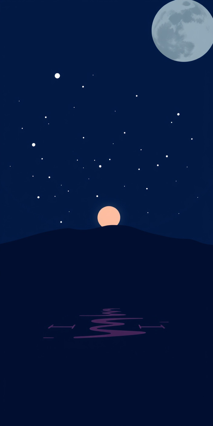 Minimalist anime 3 Phone Wallpaper