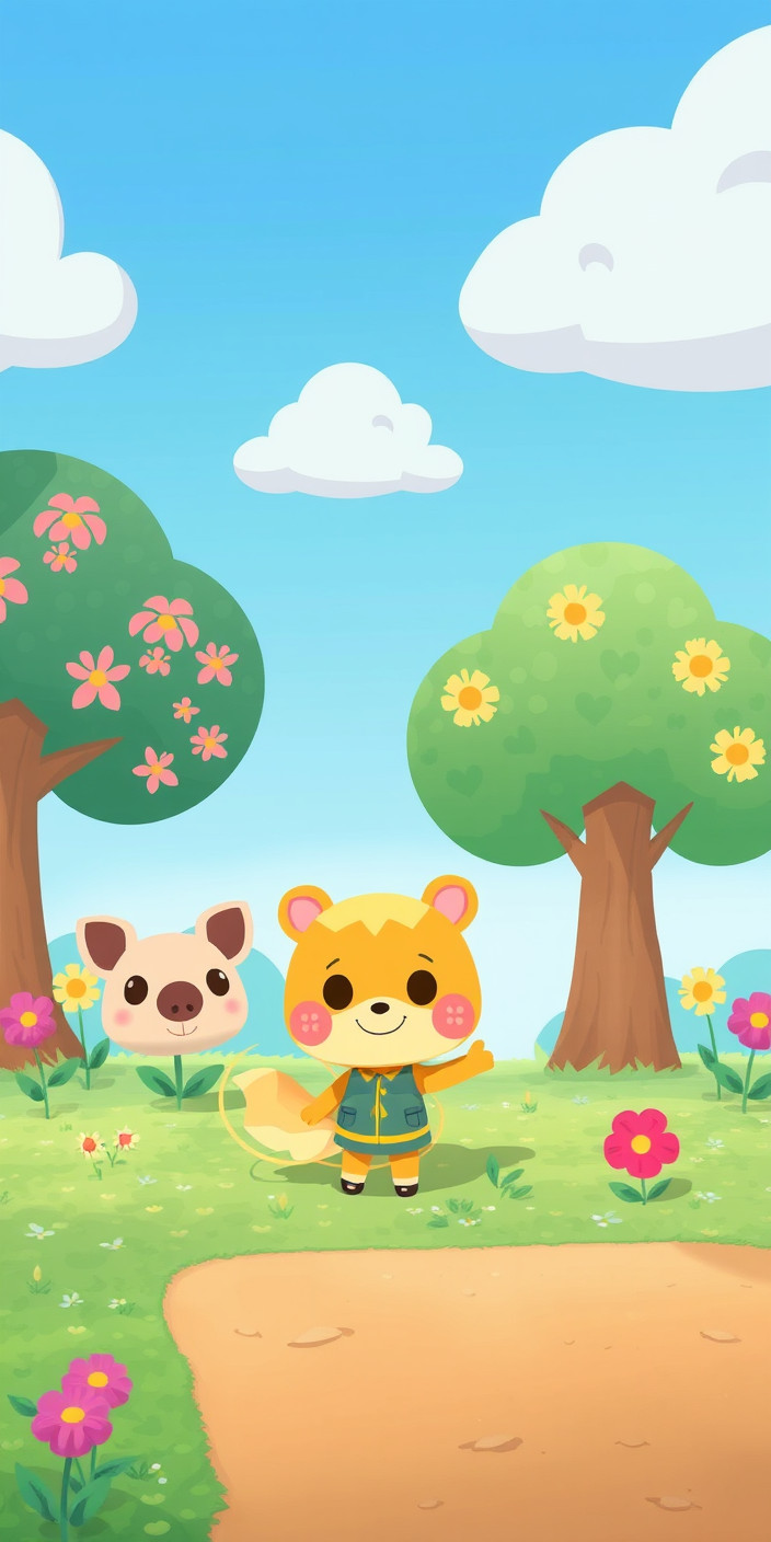 Animal crossing 1 Phone Wallpaper