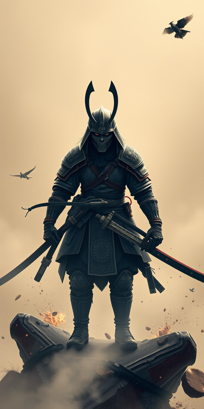 Katana 9 Phone Wallpaper