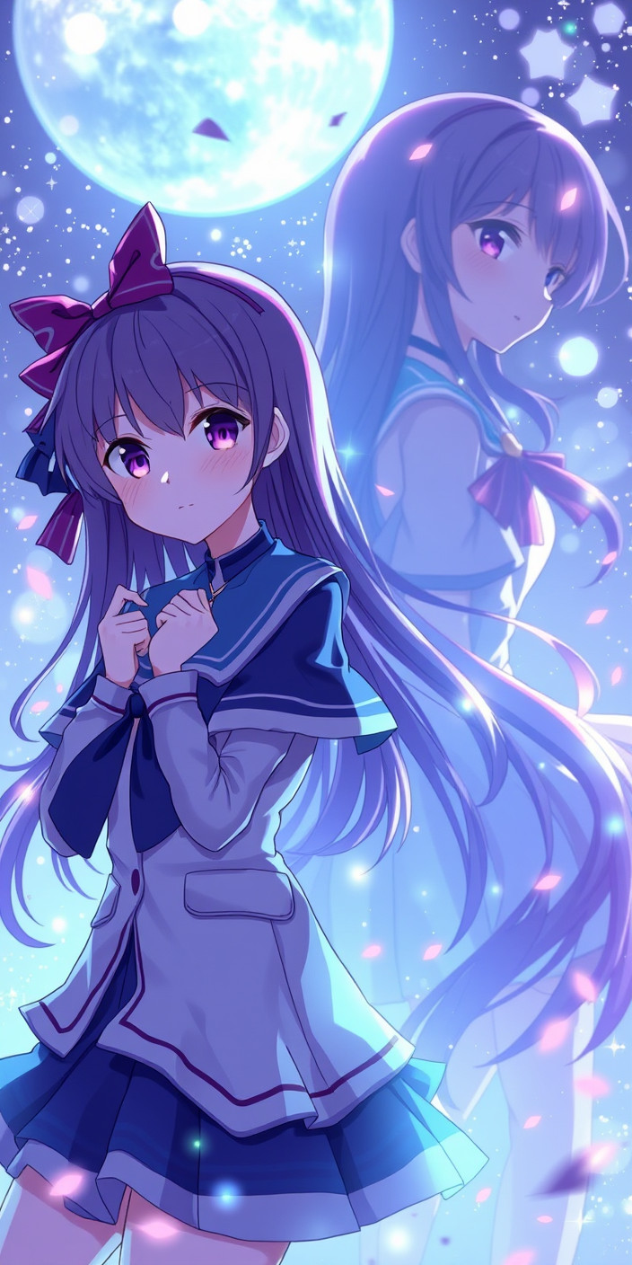 Anime girls 7 Phone Wallpaper