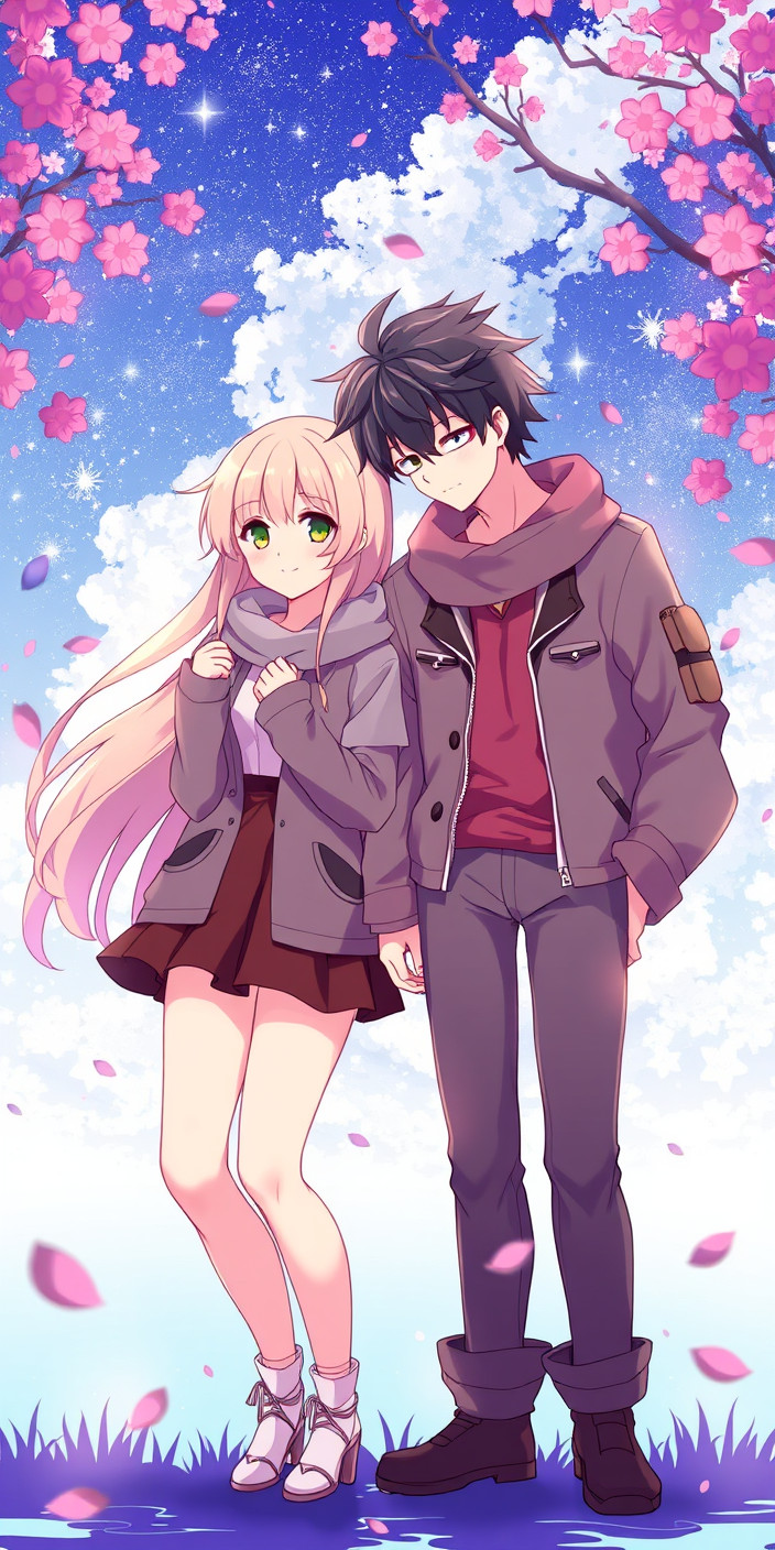 Anime couples 12 Phone Wallpaper