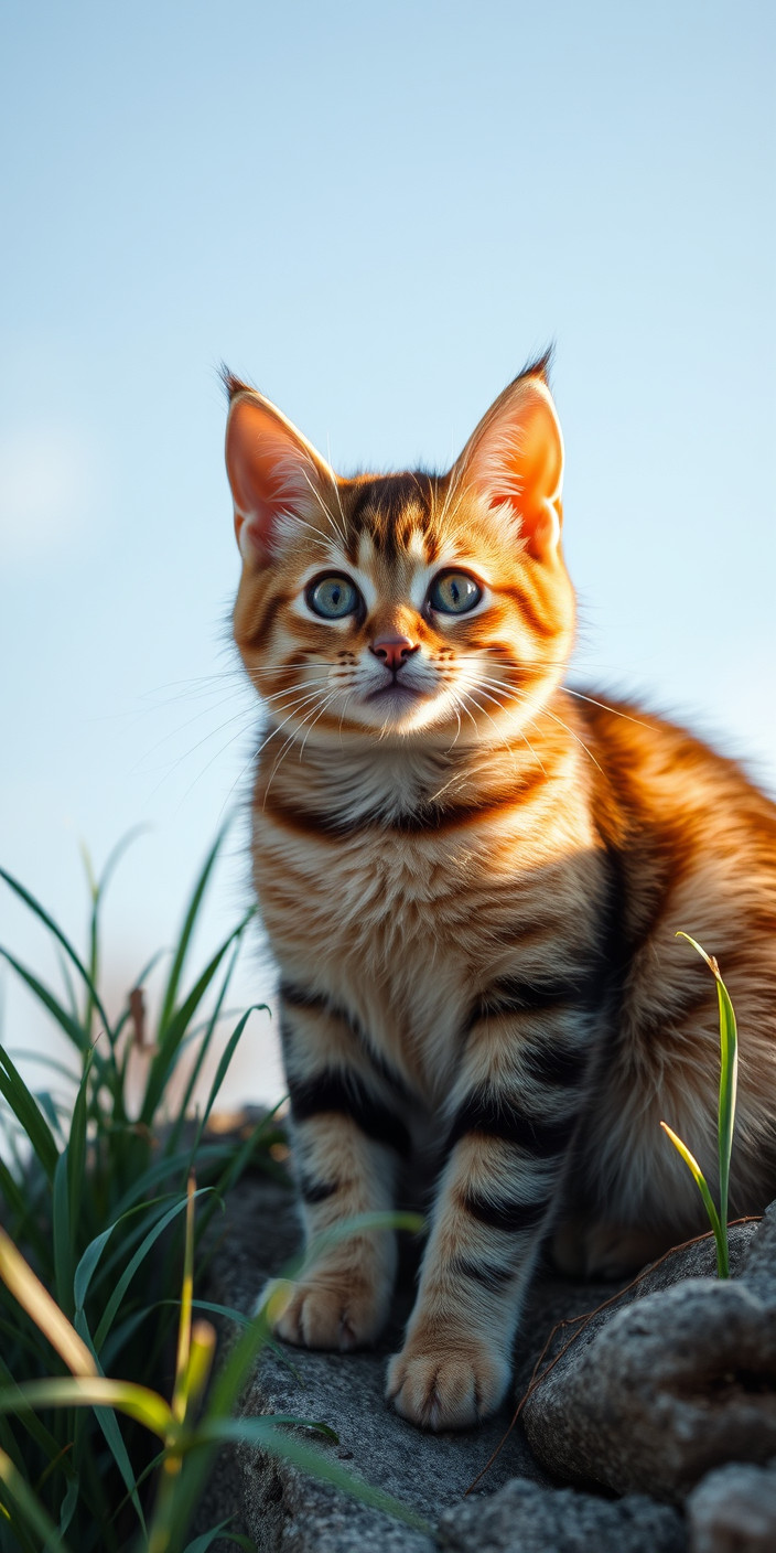 Cute cat 4 Phone Wallpaper
