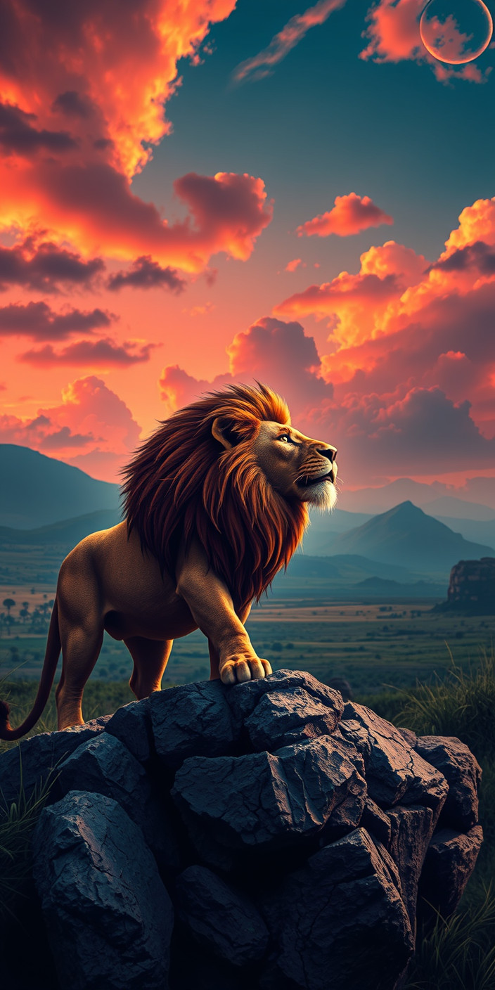 Lion king 9 Phone Wallpaper