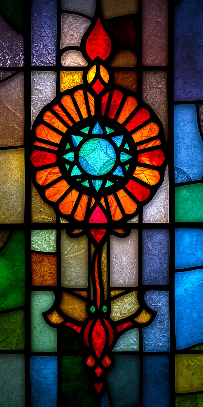 Stained glass 5 Phone Wallpaper
