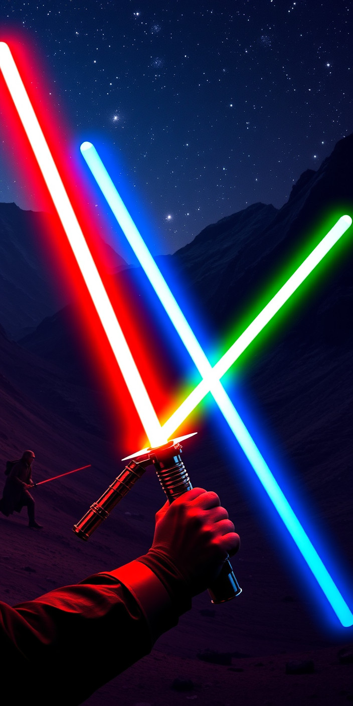 Lightsaber 5 Phone Wallpaper