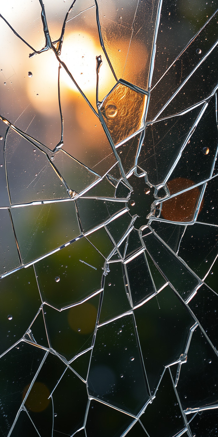 Broken glass 6 Phone Wallpaper