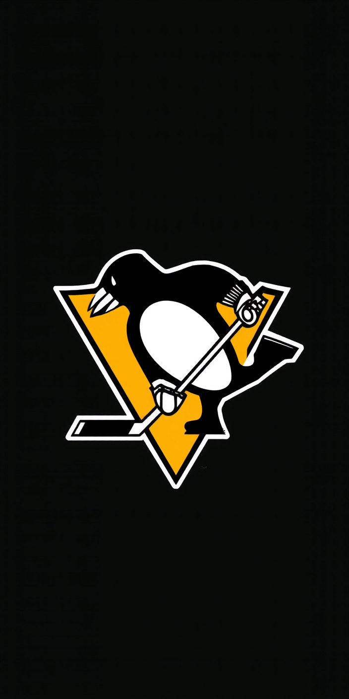 Pittsburgh penguins logo 2 Phone Wallpaper