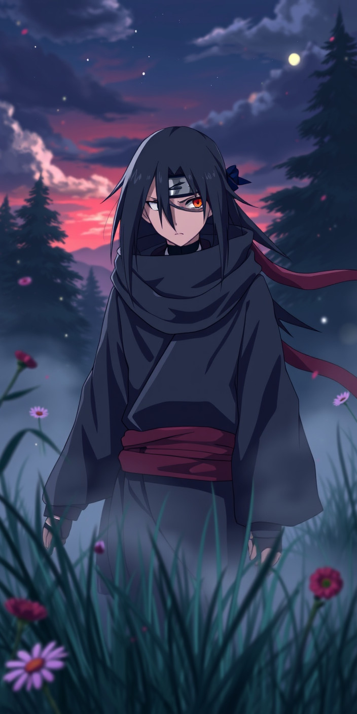 Itachi 4k 1 Phone Wallpaper