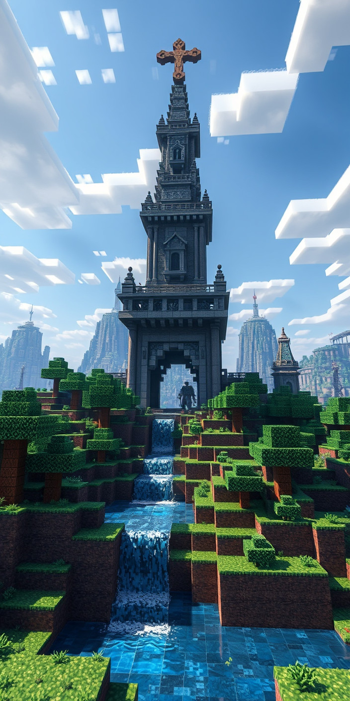 Minecraft  4k 5 Phone Wallpaper