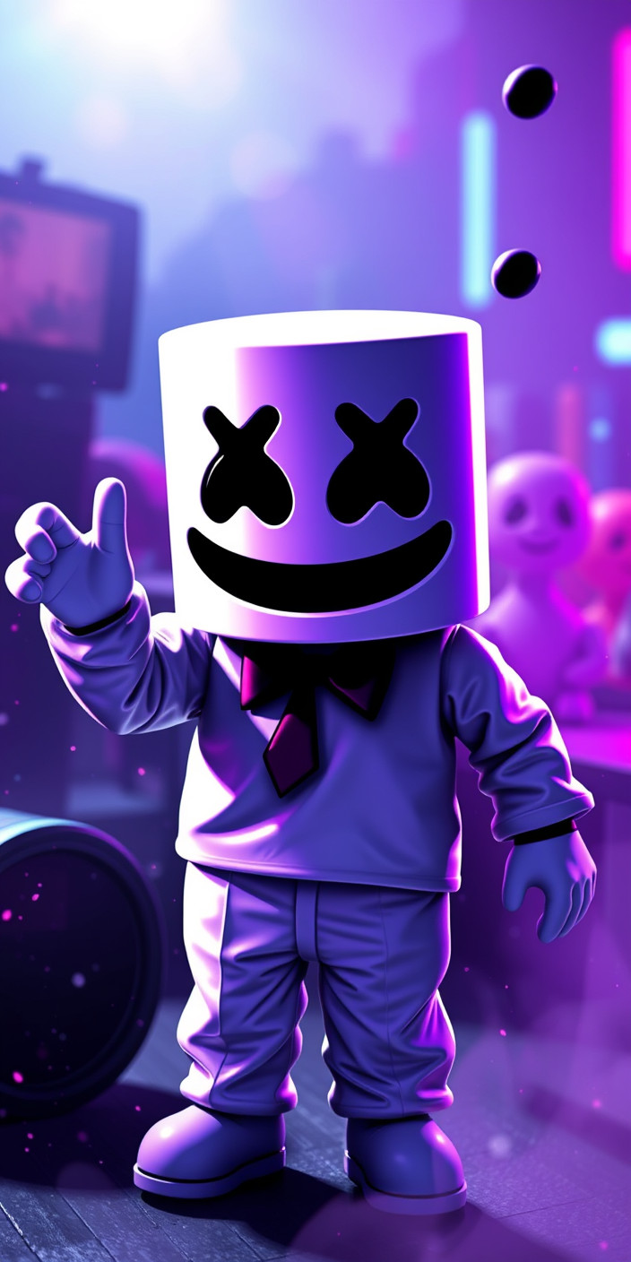 Marshmello 11 Phone Wallpaper