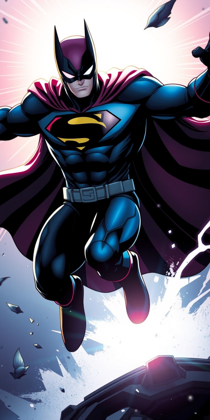 Superhero 8 Phone Wallpaper