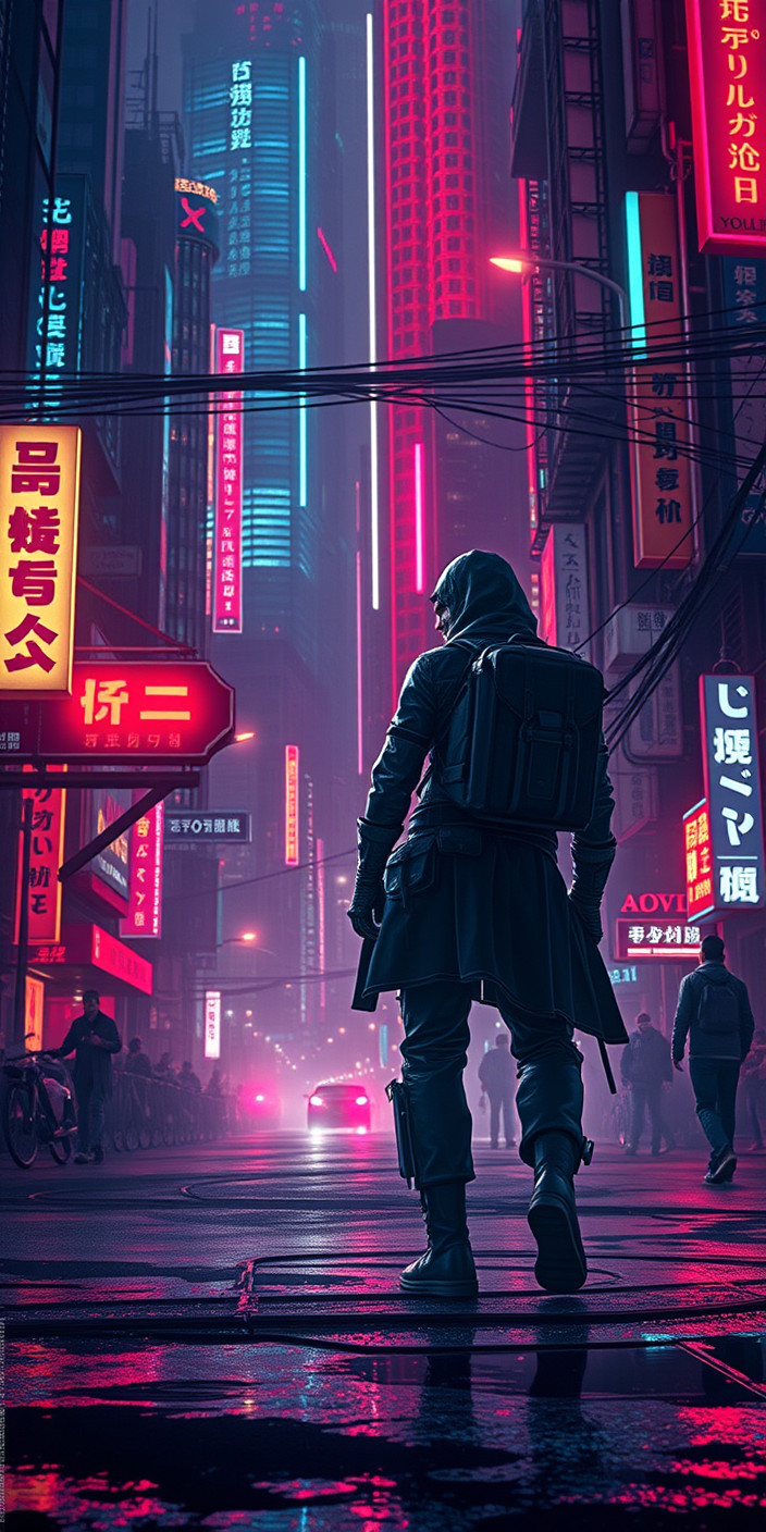 Cyberpunk 6 Phone Wallpaper