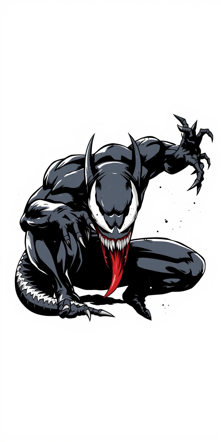 Anti venom 1 Phone Wallpaper