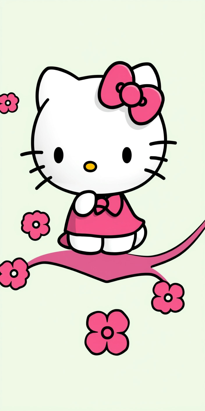 Hello kitty  for android 5 Phone Wallpaper