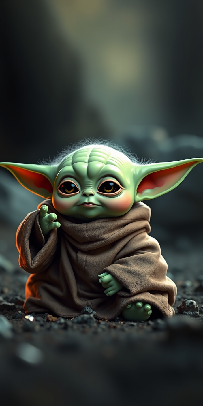 Baby yoda 4 Phone Wallpaper