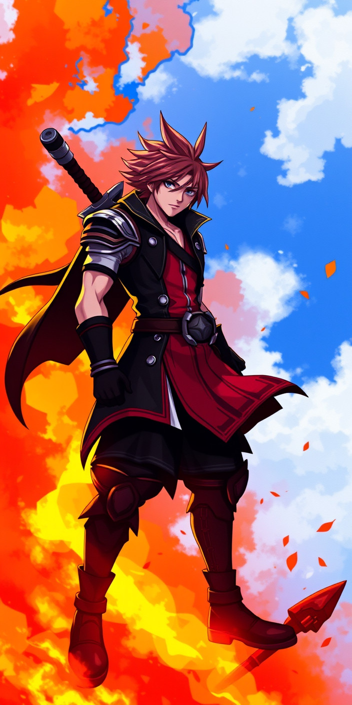 Axel kingdom hearts 4 Phone Wallpaper