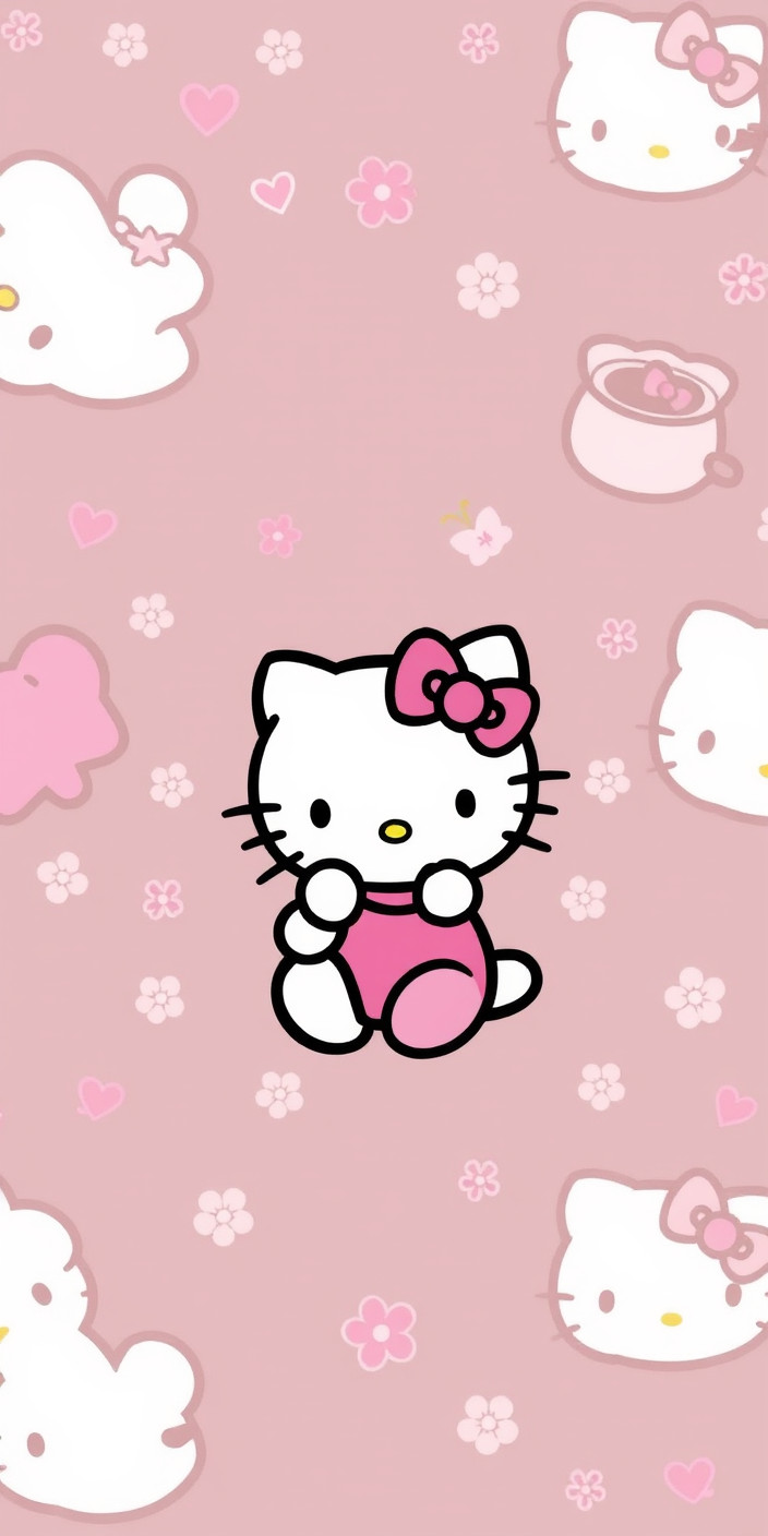 Hello kitty 6 Phone Wallpaper