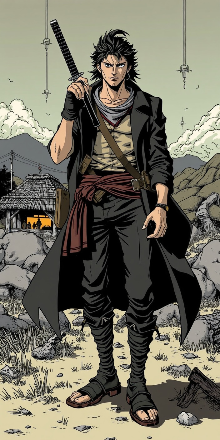 Vagabond manga 4 Phone Wallpaper