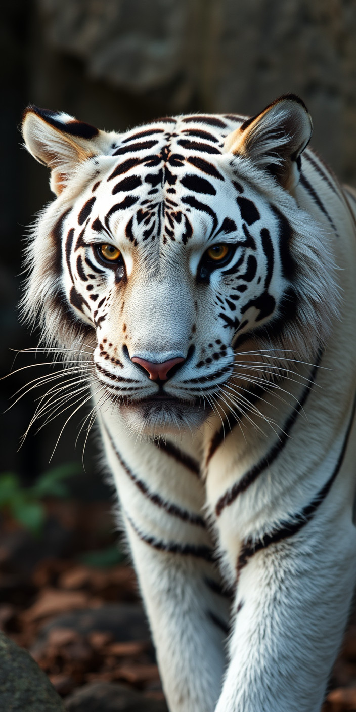 White tiger 3 Phone Wallpaper