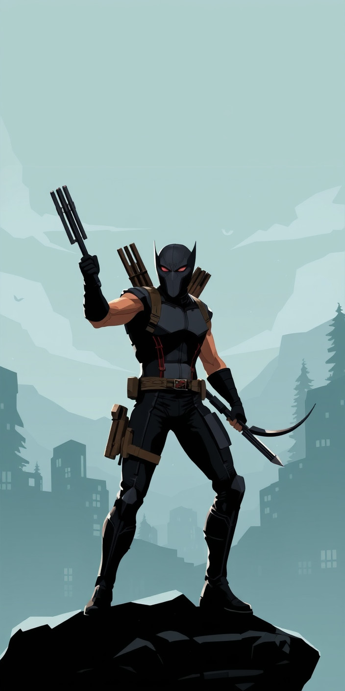 Hawkeye 2 Phone Wallpaper