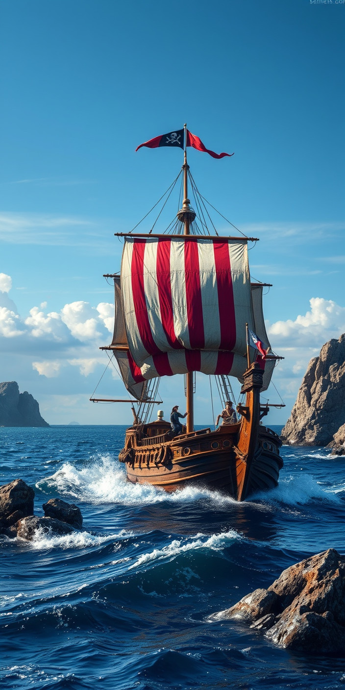 Pirate ship 4 Phone Wallpaper