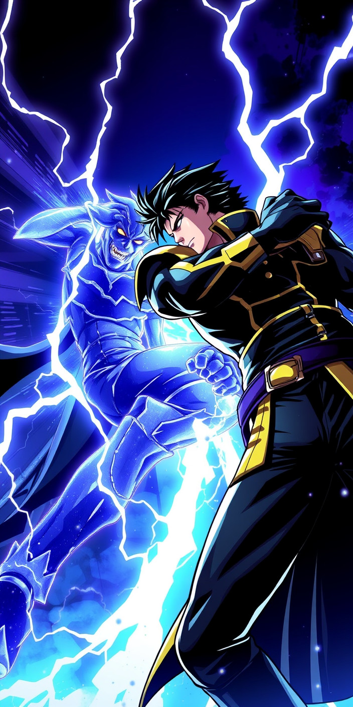 Jotaro vs dio 5 Phone Wallpaper
