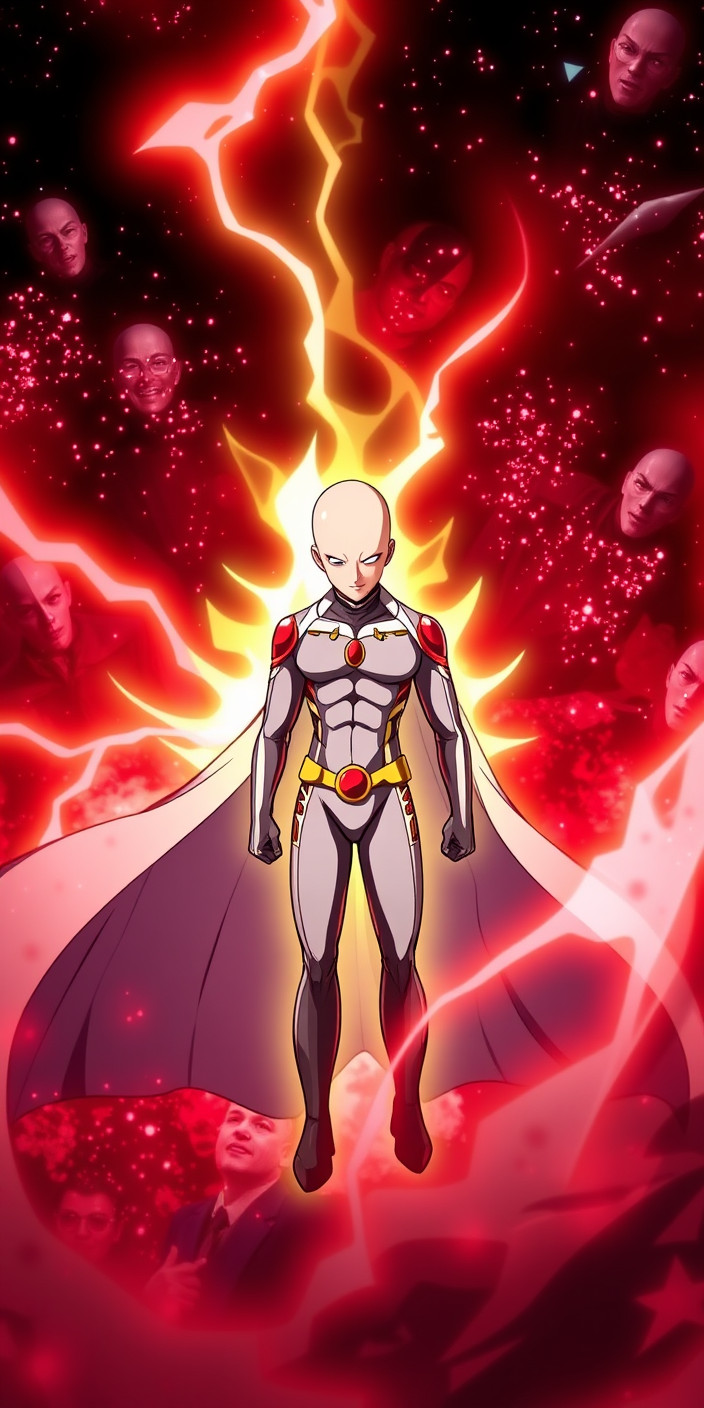 Saitama 7 Phone Wallpaper