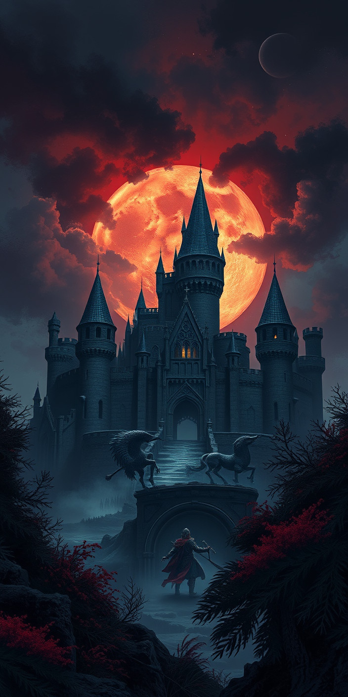 Dark castle 9 Phone Wallpaper
