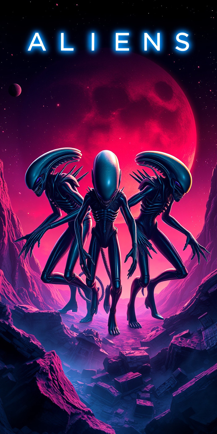 Aliens 5 Phone Wallpaper