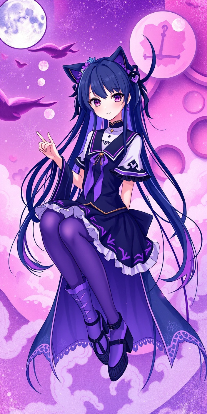 Kuromi aesthetic 11 Phone Wallpaper