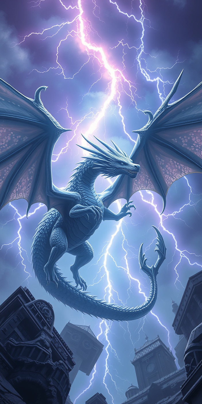 Lightning dragon 4 Phone Wallpaper
