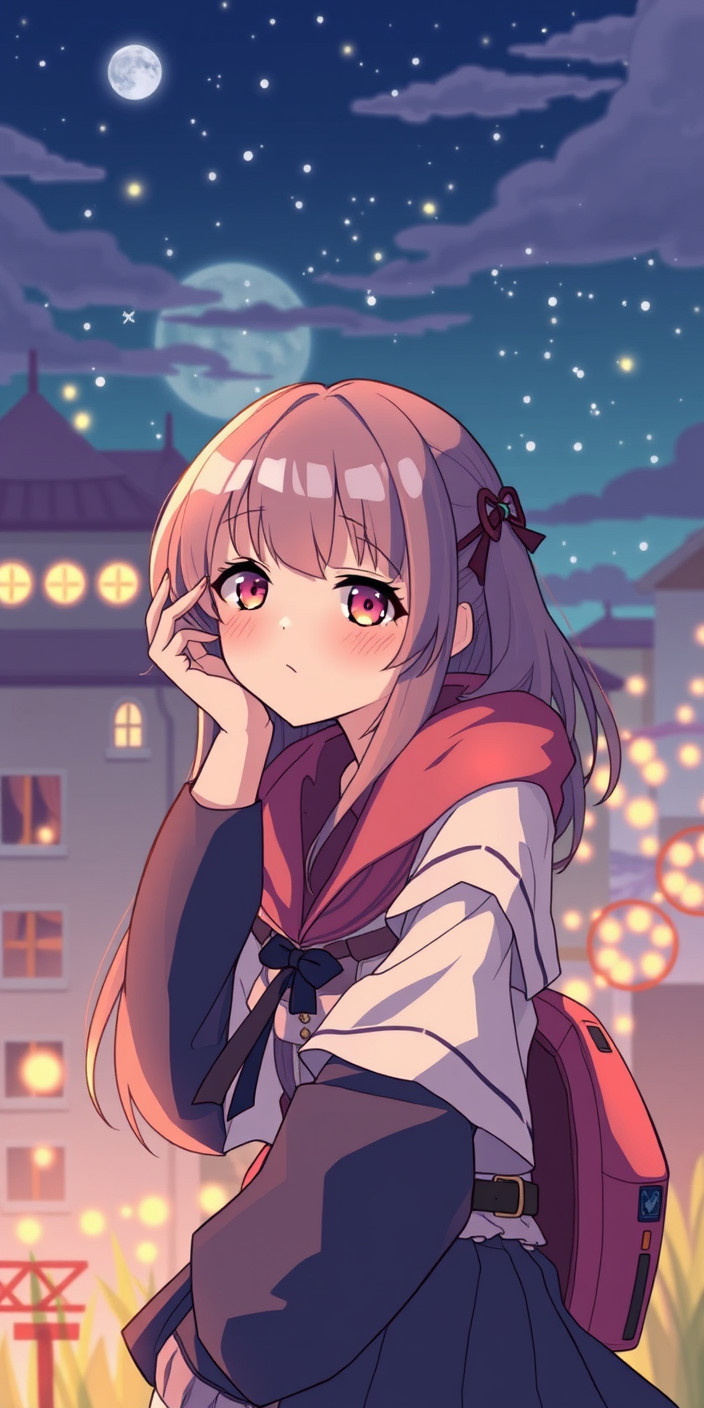 Lofi girl 6 Phone Wallpaper