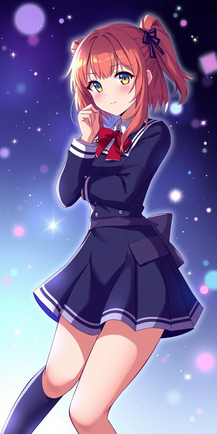 Monika  ddlc 4 Phone Wallpaper