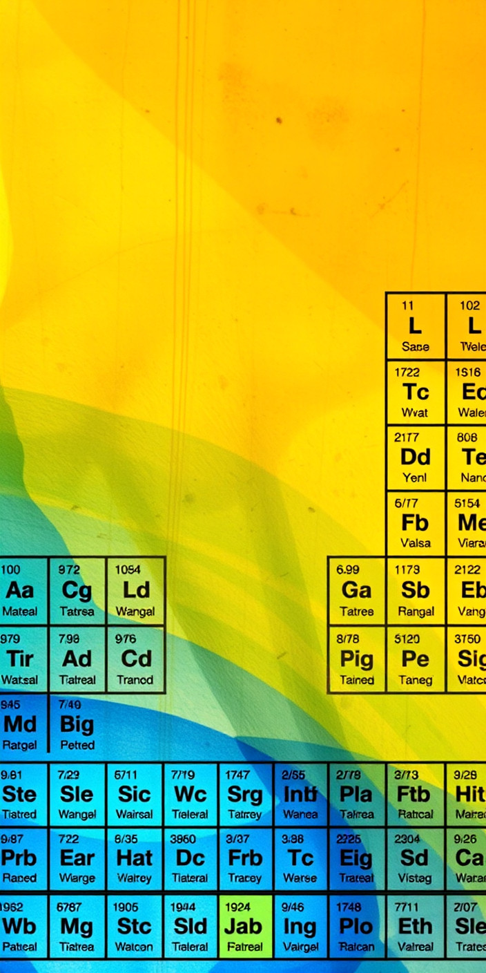 Periodic table 4 Phone Wallpaper