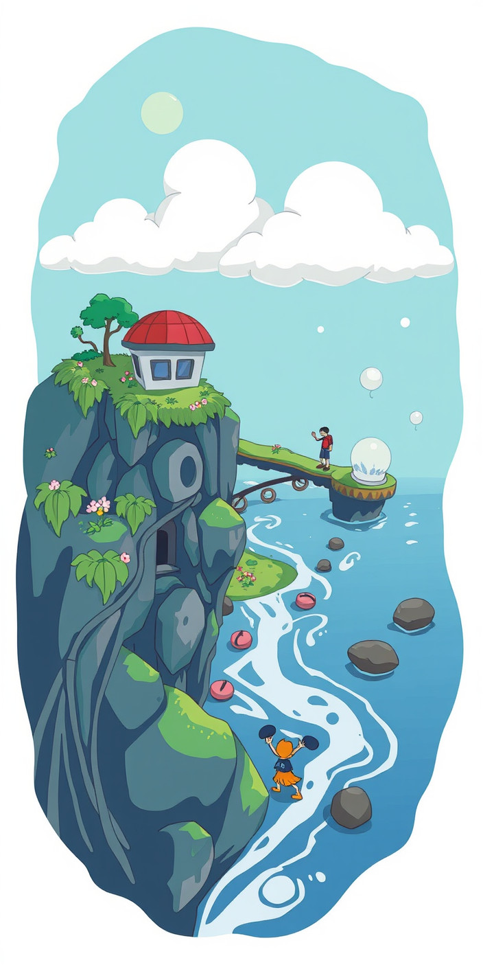 Cartoon 8 Phone Wallpaper