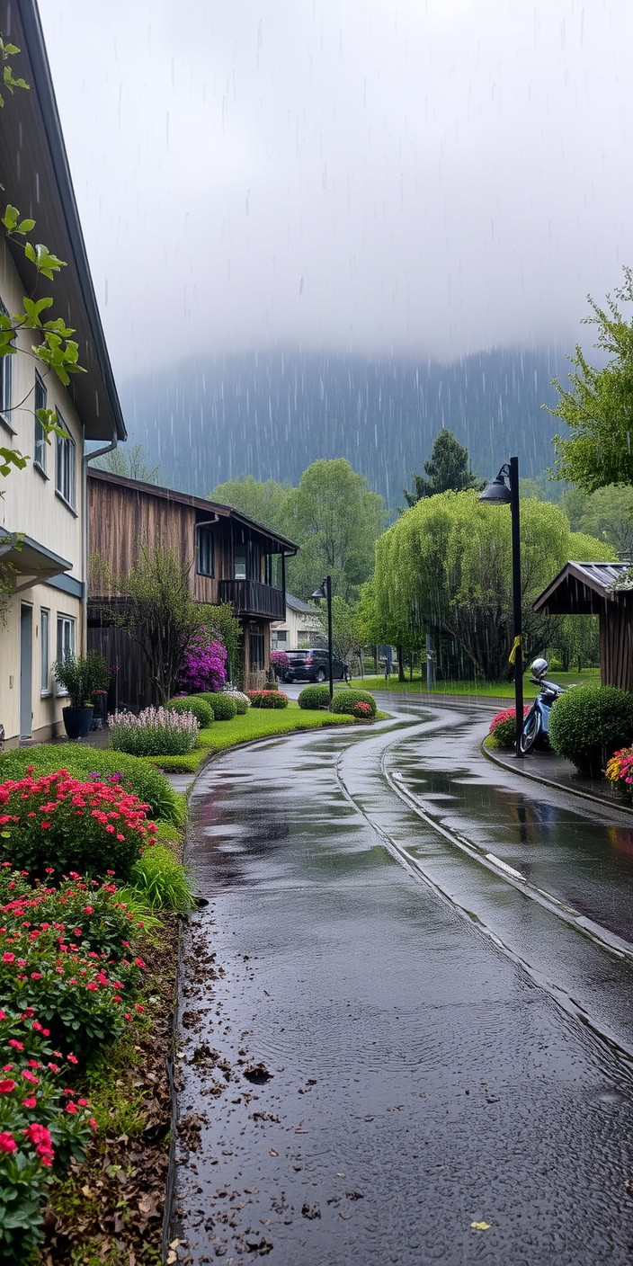 Rainy spring 10 Phone Wallpaper