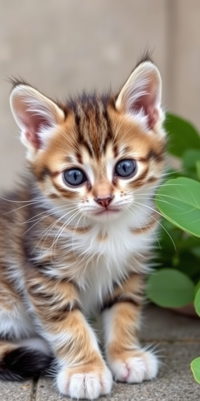 Cute kitten 4 Phone Wallpaper