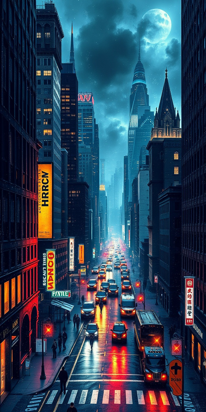 Gotham city 4 Phone Wallpaper