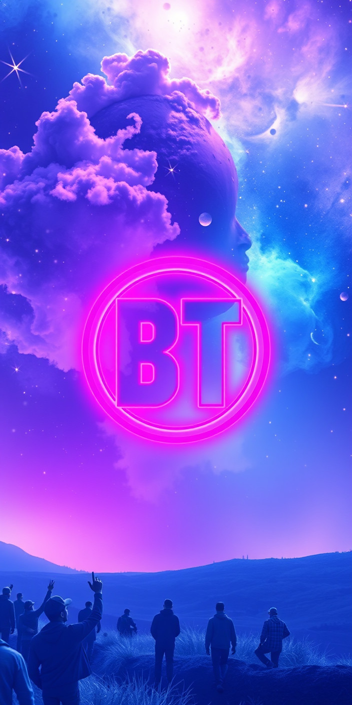 Bts logo 9 Phone Wallpaper