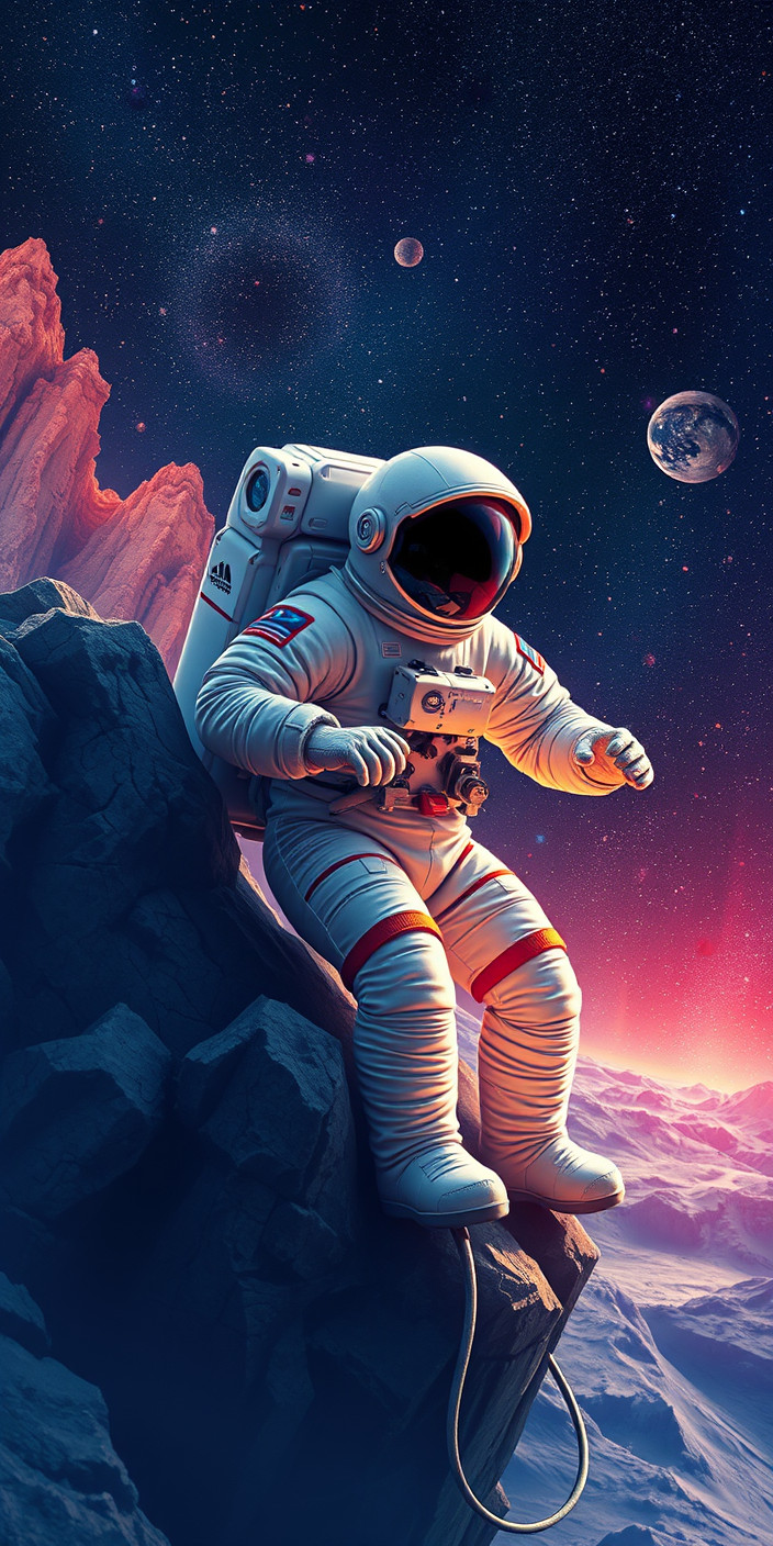 Astronaut 4 Phone Wallpaper